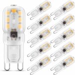 Lablanc - ampoule led g9, 2w g9 blanc chaud 3000k, ampoule led, 25w ampoule halog�ne �quivalent, 230v ...