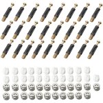 Lablanc - ferrure d'assemblage 25 pi�ces raccords de came connexion 3 en 1 connecteur de meuble raccord ...