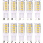 Lablanc - g9 led lampe ampoules, blanc chaud 3000k 5w g9 led ampoule lumiere �quivalent aux ampoules ...