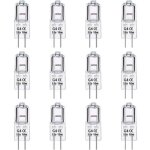 Lablanc - paquet de 12 ampoules halognes g4 12v 10w, intensit� variable, blanc chaud 2700k, 140lm, lampe ...
