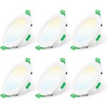 Lablanc - spot led encastrable dimmable 230v 7w spot plafond 3000k 4000k 6500k �tanche ip44 r�glable ...