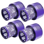 Labtec lot de 4 filtres v10 pour aspirateur dyson, lot de 4 filtres de rechange pour aspirateur dyson ...