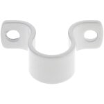 Lacet espagnolette collier en aluminium blanc entraxe 30mm volet battant fen�tre but�e maintien