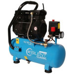 Lacme ? compresseur monobloc silencieux 12l ? d�bit 5, 7 m� / h ? pression 8 bars ? niveau sonore 64 ...