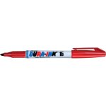 Laco - 15 sharpie en feutre rouge tipmarker, vendu comme 1 bo�te markal 96022