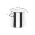 Lacor - marmite traiteur inox 24cm + couvercle 50124