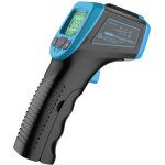 Lafomukea - thermom�tre infrarouge � �cran lcd, pistolet laser num�rique sans contact, temp�rature de ...