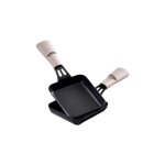 Lot de 2 polons rectangulaires manche minral pour raclette lagrange ac509202