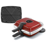 Lagrange gaufrier super 2 rouge antiadh�sif 1000w
