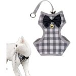 Laisse de chat de harnais de chat de 1pc, harnais r�glable de chiot de preuve d'�vasion / harnais de ...