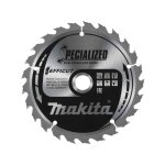 Lame carbure efficut bois scie circulaire 165mm - b - 62985 - 165 mm - 1. 4 mm - 20 mm - 25 dents - makita ...