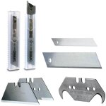 Lame de couteau r�versible 1996 - � grand crochet - �tui plastique 5 pi�ces stanley