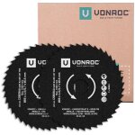 Vonroc - lames hss 85mm, 44 dents, diam�tre d'al�sage de 15mm - pour scies compactes, circulaires et ...