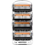 Lames de rechange manuelles, 4 lames, lames � 5 couches, boule �lastique, tondeuse, convient aux rasoirs ...