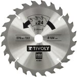 Lame de scie circulaire ? �184mm ? 24 dents en carbure ? sciage rapide ? pour scie portative ? pour d�coupe ...