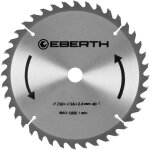 Lame scie circulaire bois 210mm alsage 16mm 40 dents carbure ? eberth