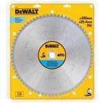 Lame de scie circulaire dewalt fixe 355 / 25, 4 mm 70tfz dt1921 - qz