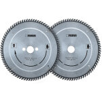 Lame scie circulaire hm widia pour bois disque 250x30 mm 80 dents fervi 0703