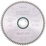 Metabo - lame de scie circulaire hw / ct 250 x 30 x 2, 8 / 1, 8, nombre de dents 80, affûtage en biseau ... Metabo - lame de scie circulaire hw / ct 250 x 30 x 2, 8 / 1, 8, nombre de dents 80, affûtage en biseau ...