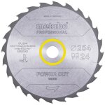 Metabo - lame de scie circulaire hw / ct 254 x 30 x 2, 4 / 1, 6, nombre de dents 24, affûtage en biseau ... Metabo - lame de scie circulaire hw / ct 254 x 30 x 2, 4 / 1, 6, nombre de dents 24, affûtage en biseau ...