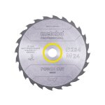 Metabo - lame de scie circulaire hw / ct 254 x 30 x 2, 4 / 1, 6, nombre de dents 24, afftage en biseau ...