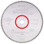 Lame de scie circulaire hw / ct 315 x 30 x 2, 4 / 1, 8, nombre de dents 84, aff�tage en biseau altern�, ...