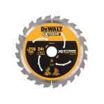 Lame scie � onglets 216x30 mm 24 dents xr extr�me runtime dewalt - dt99568