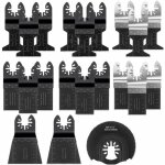 Lame de scie oscillante, 21pcs mixte outil multi - usage kit, avec accessoires de universel outil multifonctio ...