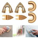 Lames de scie oscillantes en carbure de diamant pour outil multifonction demi - cercle triangulaire universel ...