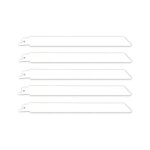 Lame scie sabre 1122hf bois et m�tal l�ger 225 mm - set 5 pi�ces
