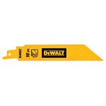 Lames scie sabre dewalt dt90384 - qz 152 mm 5 units