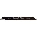 Lames de scie sabre hss makita matriaux durs - longueur utile 143 mm - 18 dents par pouce - carte de ...