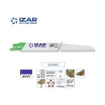 Izar - lame scie sabre s2345x (lot de 5) hcs / cv 240 mm tpi 6