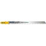 Lames de scie sauteuse aeg 346071 - adaptes au bois - hc34 (jeu de 5)