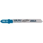 Lames de scie sauteuse bosch t218a - adaptes au mtal - mg 21 (jeu de 5)