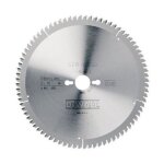 Dewalt - lame scie stationnaire dt4280 �260 pour alu / plastique - al�sage 30 - 80 dents n�gatif - dt4280 ...