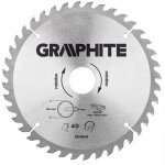 Disque graphite 180x30mm, 40 dents - pour couper le bois et les planches