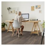 Gerflor - lame de sol pvc clipsable effet bois cleveland dark 2. 10 m