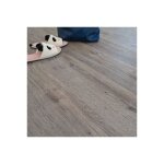 D�coweb ? lame de sol pvc rigide ? clic 5g ? parquet ch�ne gris bross� ? longueur 122 cm, largeur 18 ...