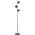 Lampadaire 3 spots g9 max 28w métal noir mat - trio - dakota Lampadaire 3 spots g9 max 28w métal noir mat - trio - dakota
