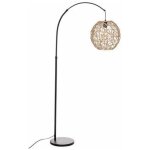 Lampadaire arc design 'raahe' 180cm noir
