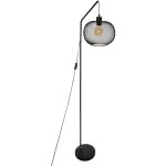 Lampadaire arc emie mtal noir h158cm atmosphera crateur d'intrieur