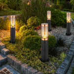 Lampadaire lampadaire balcon lampadaire �clairage ext�rieur cuivre fum� lampadaire ext�rieur, plastique ...