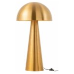 Lampadaire design  champignon  95cm or mat