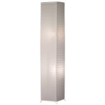Eglo - lampadaire design, lampadaire papier bamboo blanc en papier, trio
