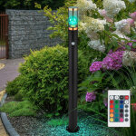 Lampe sur pied �clairage ext�rieur lampadaire avec d�tecteur de mouvement jardin acier inoxydable, intensit� ...
