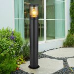 Lampadaire lampadaire �clairage ext�rieur lampadaire fum�e ext�rieur jardin, plastique inox, 1x douille ...