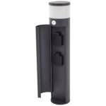 Lampadaire d'ext�rieur � intensit� variable ? aluminium moul� sous pression ? ip44 pour protection contre ...