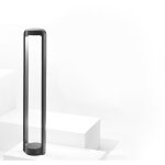 Lampadaire d'ext�rieur moderne en aluminium gea led eurus ges451 led h50 4000�k ip65