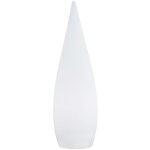 Lampadaire extrieur sans fil classy blanc polypropylne h120cm
